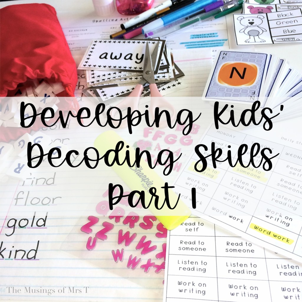 Activities to Help Kids with Decoding and Blending Skills