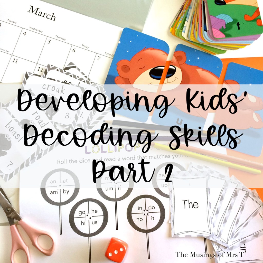 More Activities to Help Kids with Decoding and Blending Skills