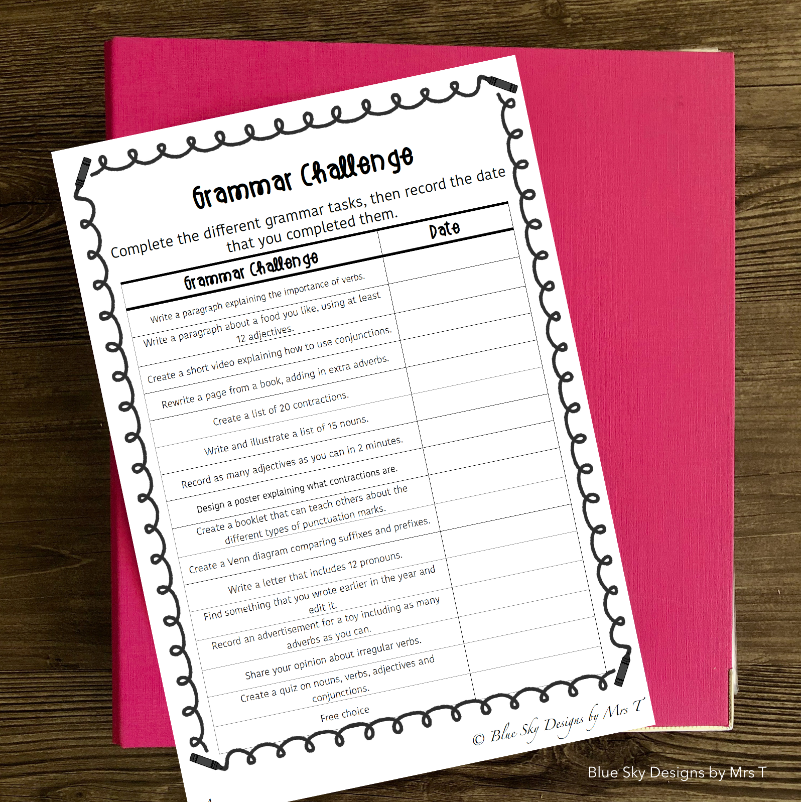 Grammar Challenge for Kids