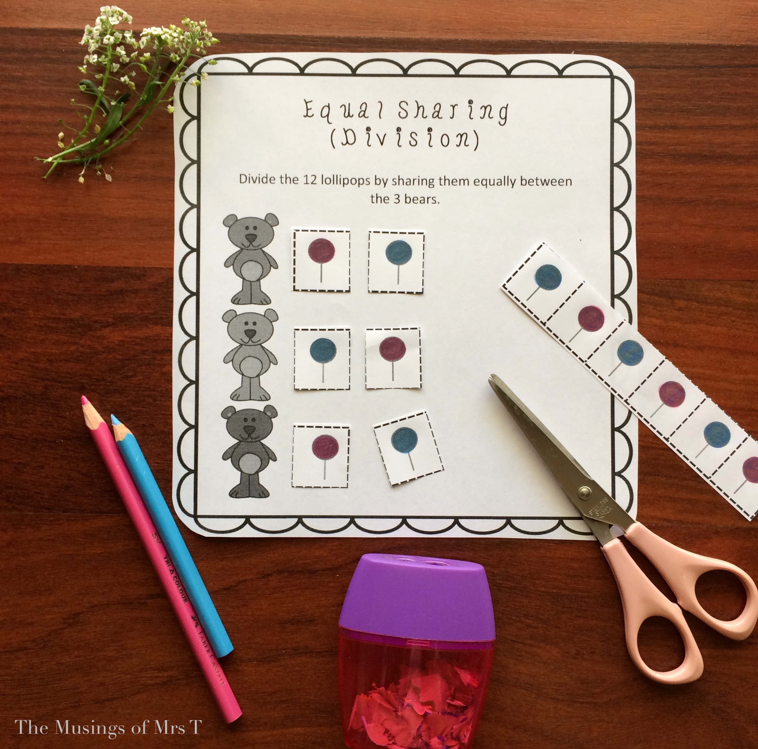 Kids Division Worksheet