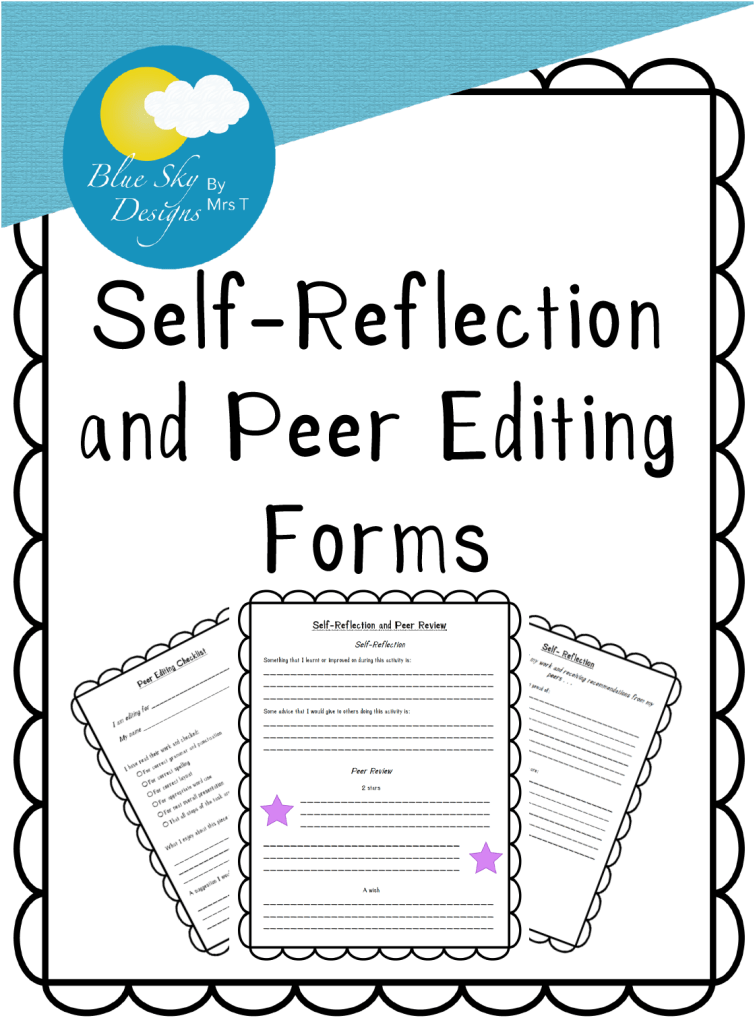 Self-Reflection and Peer Editing Forms