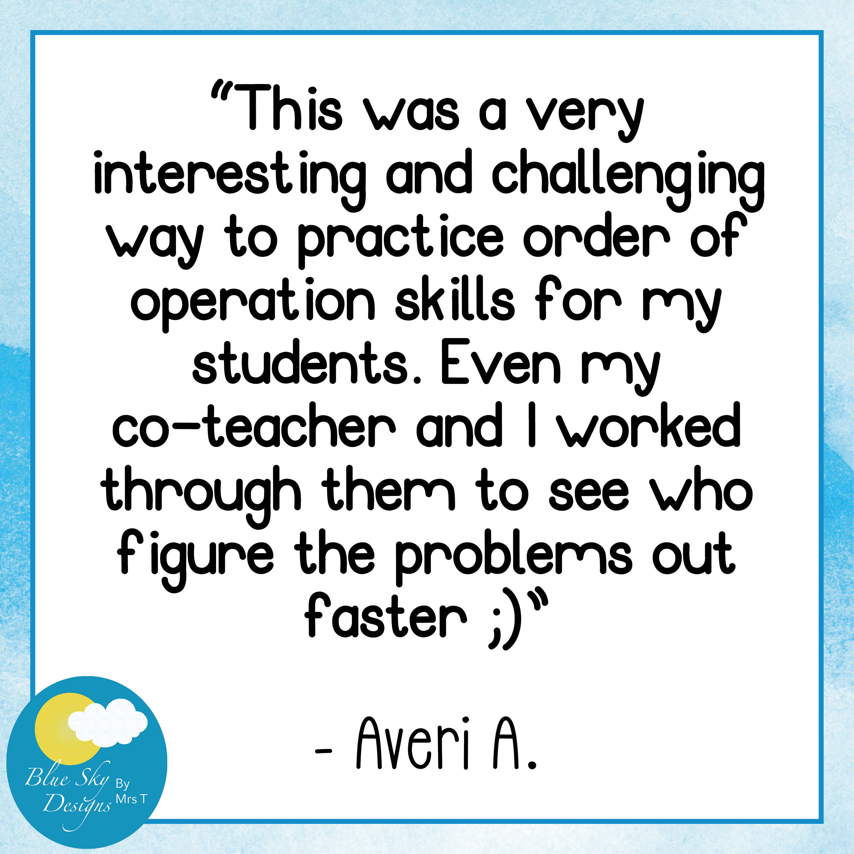 Maths Challenge Assessment Review