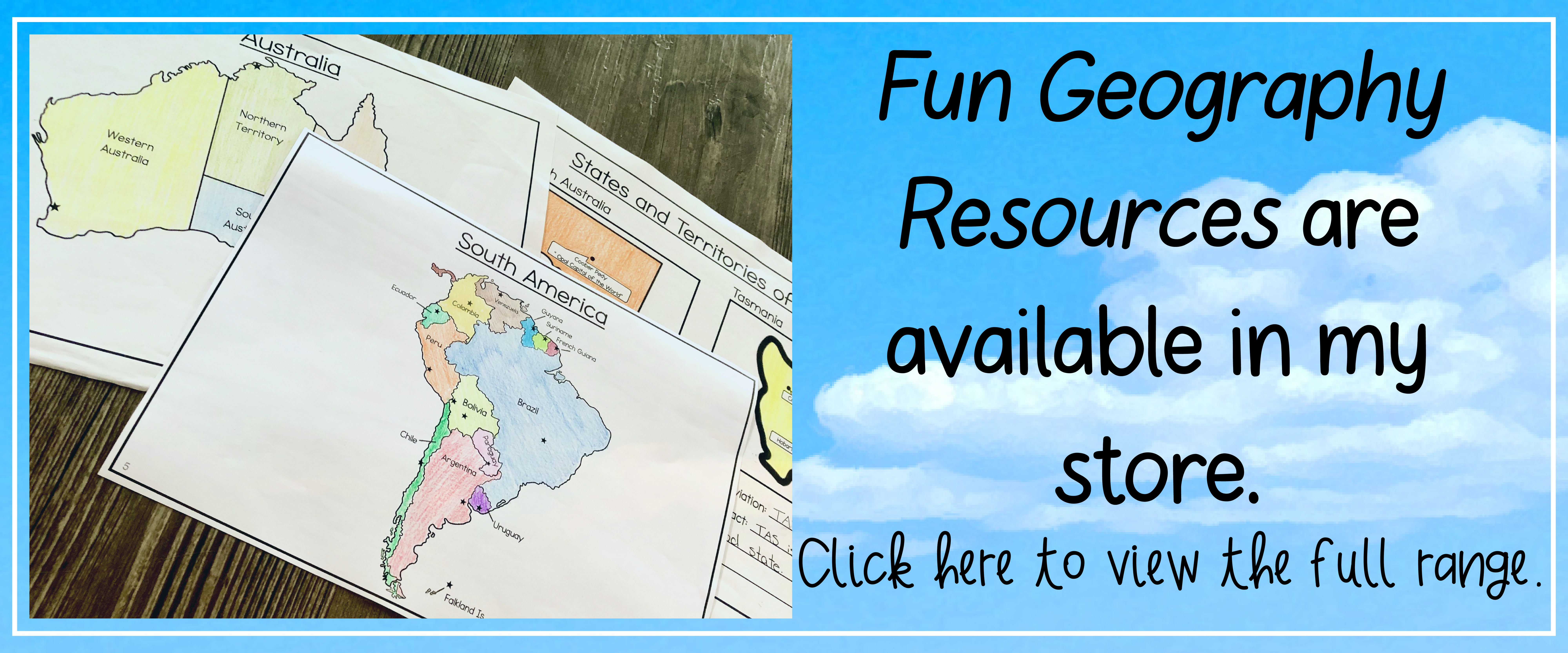 Printable Geography Resources
